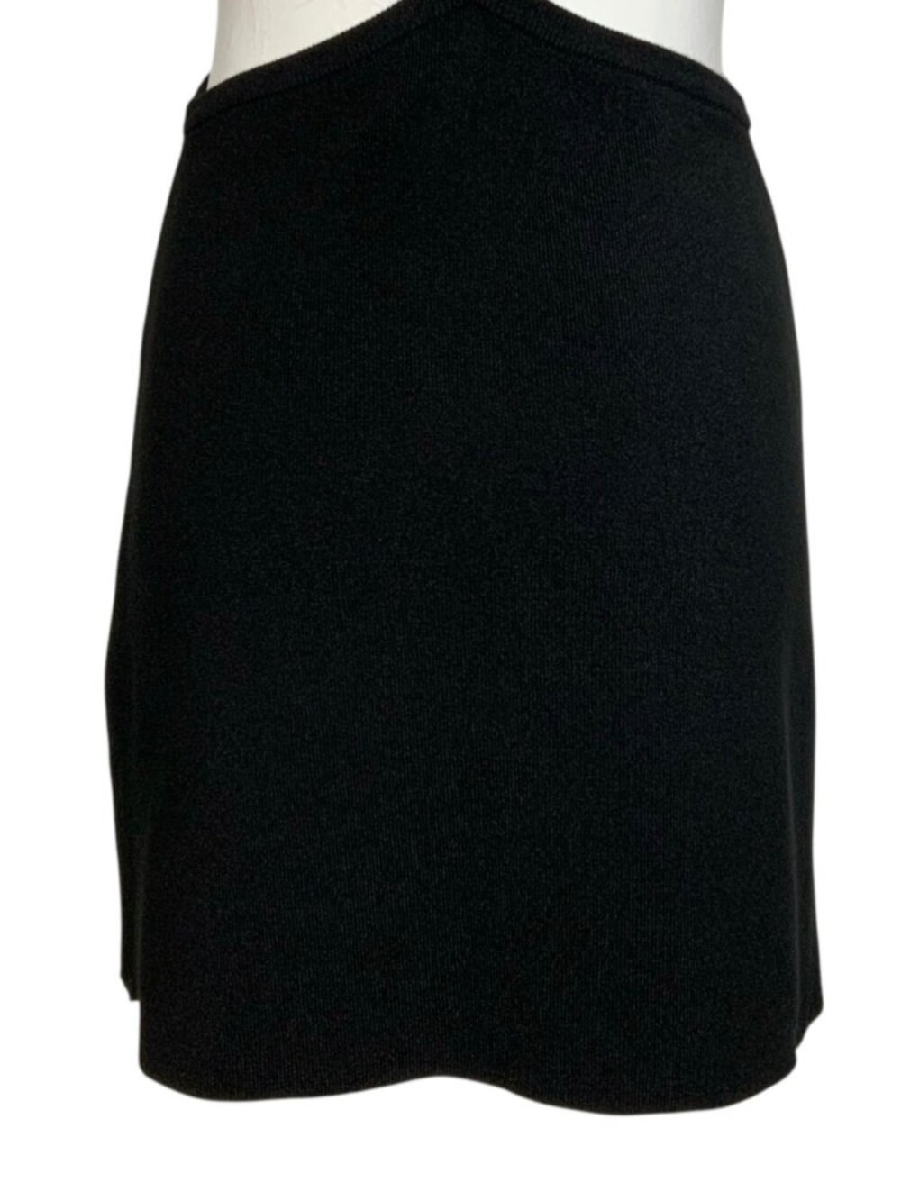 Maje Open Waist Mesh Dress 40 US L Noir Metallic Cutout - Picture 12 of 15